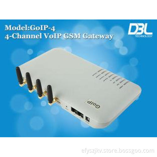 Codec G.711 VoIP GSM Gateway / Remote SIM Bank for Call Ter